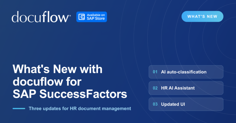 Read more about the article What’s New with docuflow for SAP SuccessFactors
