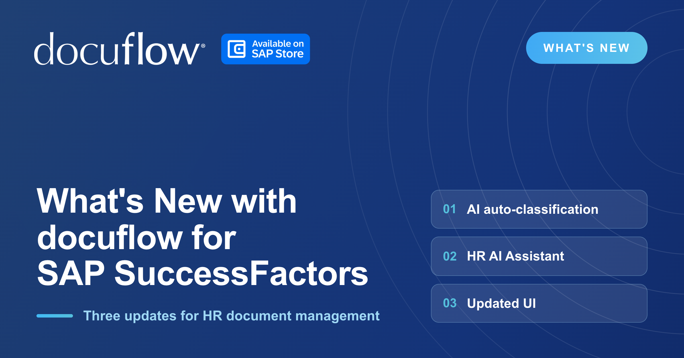 What’s New with docuflow for SAP SuccessFactors