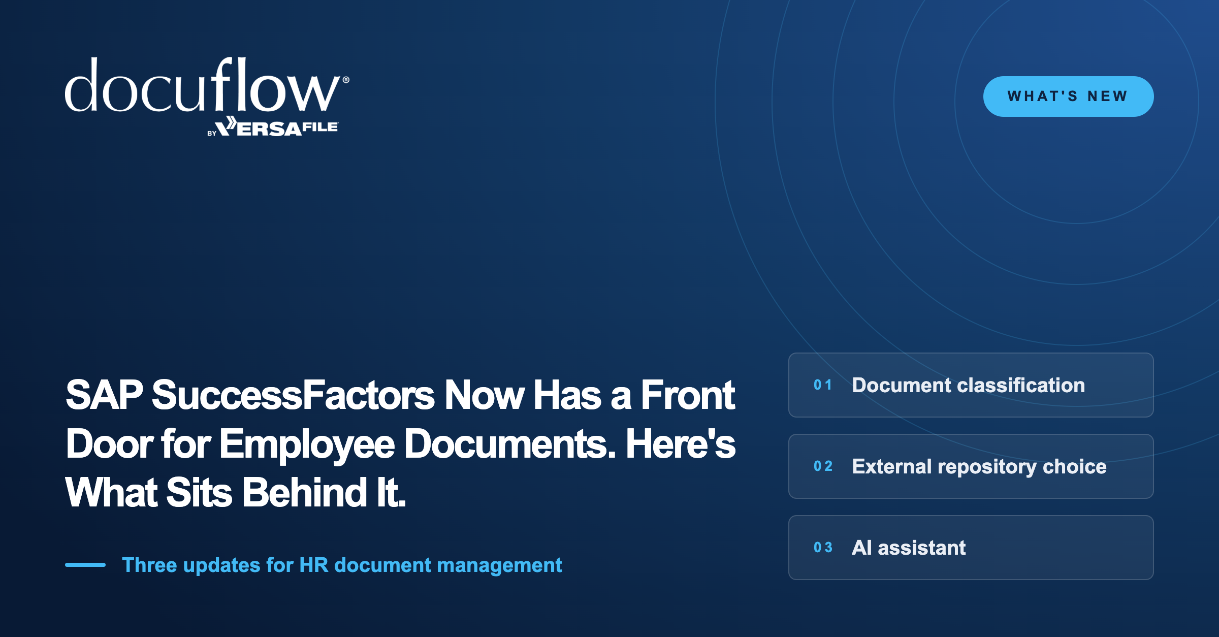 SAP SuccessFactors Now Has a Front Door for Employee Documents. Here’s What Sits Behind It.